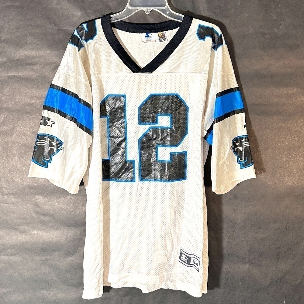 Retro Vintage NFL Carolina Panthers Football Quarterback Club Jersey XXL